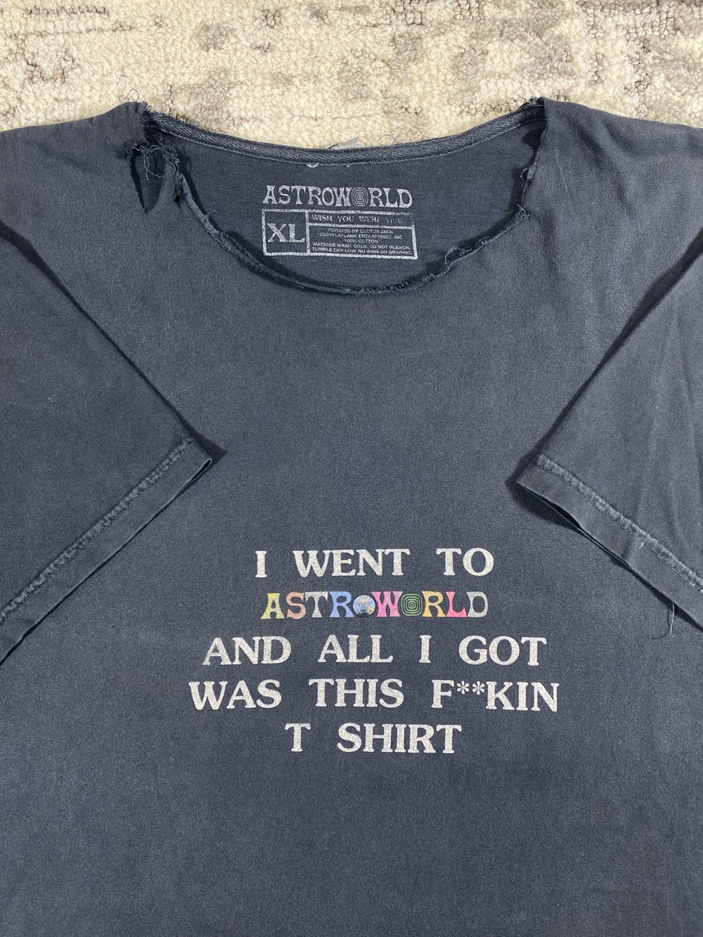 Astroworld Travis Scott Wish you were here Tee Shirt